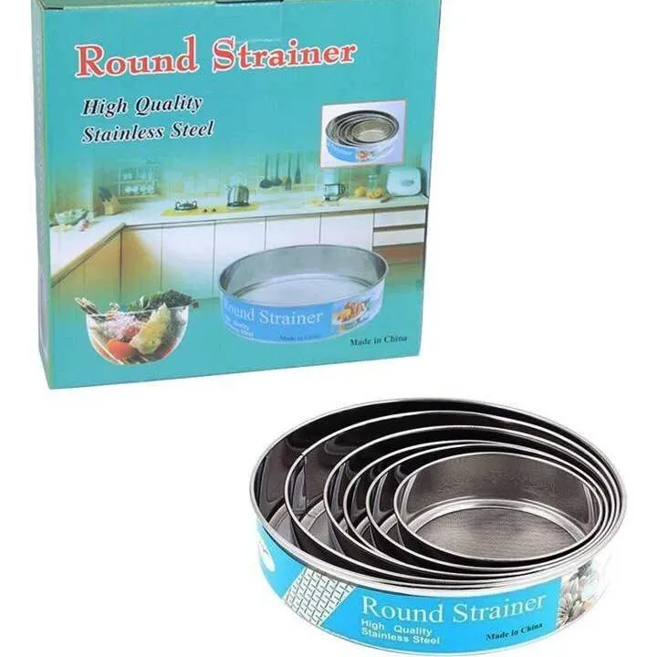 Round Strainer 6 Piece Set (Stainless Steel )