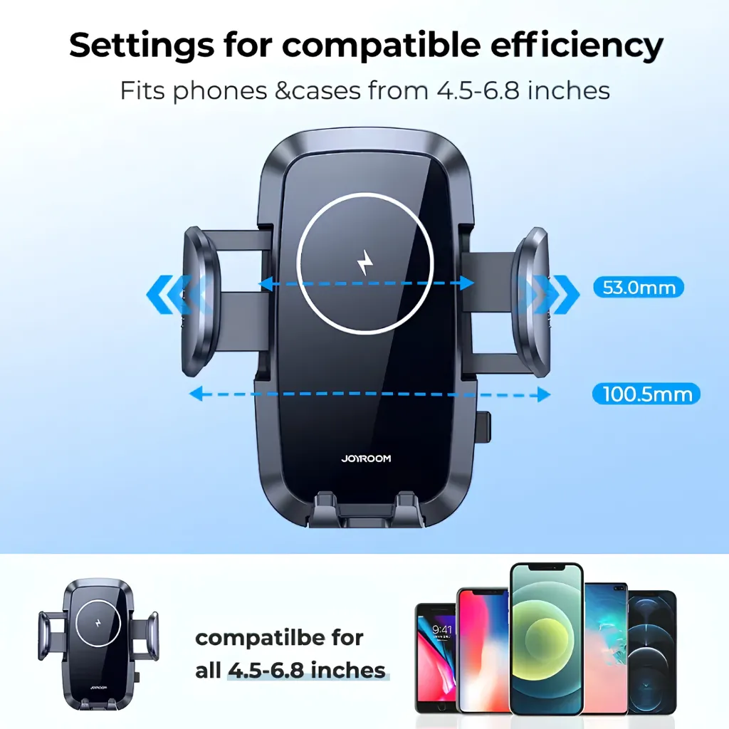 JOYROOM JR-ZS241 15W Fast Charging Wireless Car Charger Holde