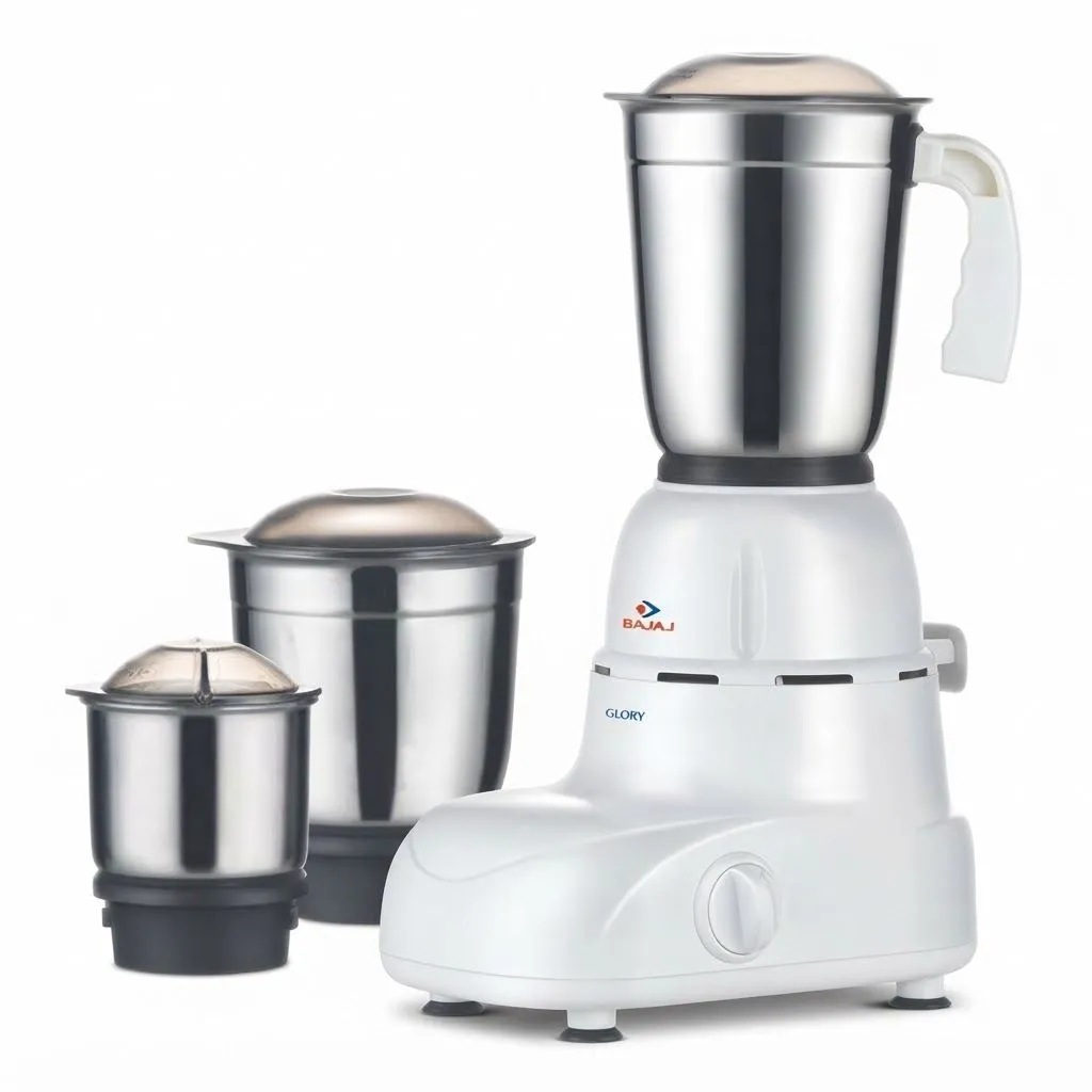 Bajaj Glory Mixer Grinder, 500 Watts, 3 Jars