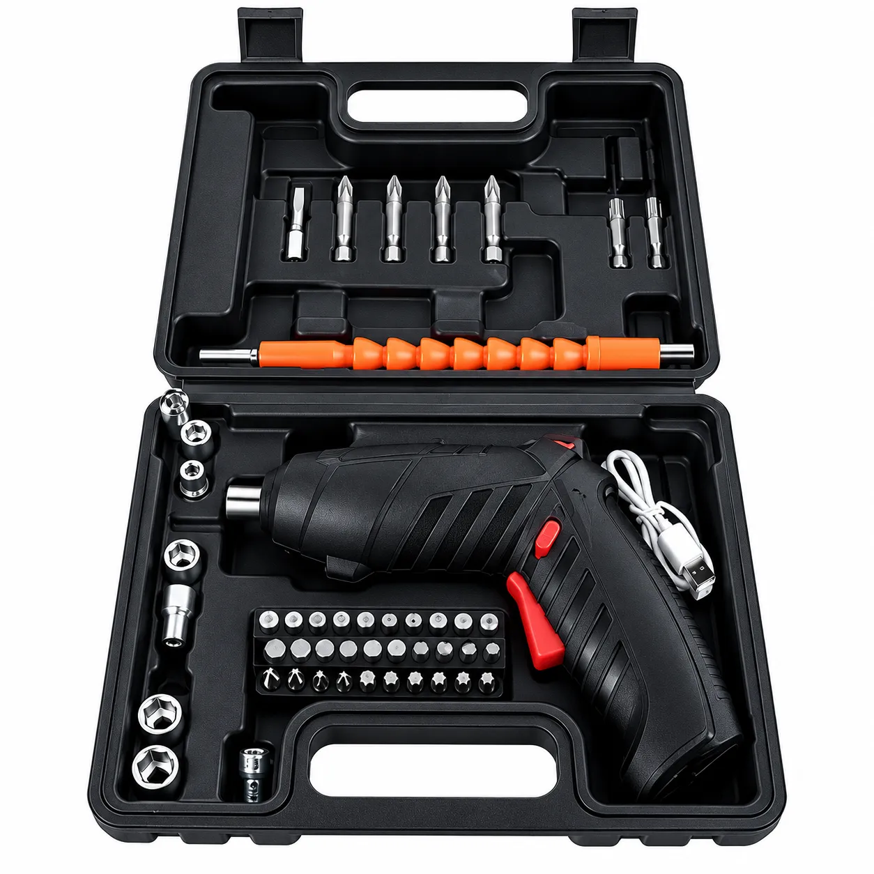 47 Pcs Electric Screwdriver Set for Easy Repairs, DIY Projects, Electronics, and Household Maintenance.