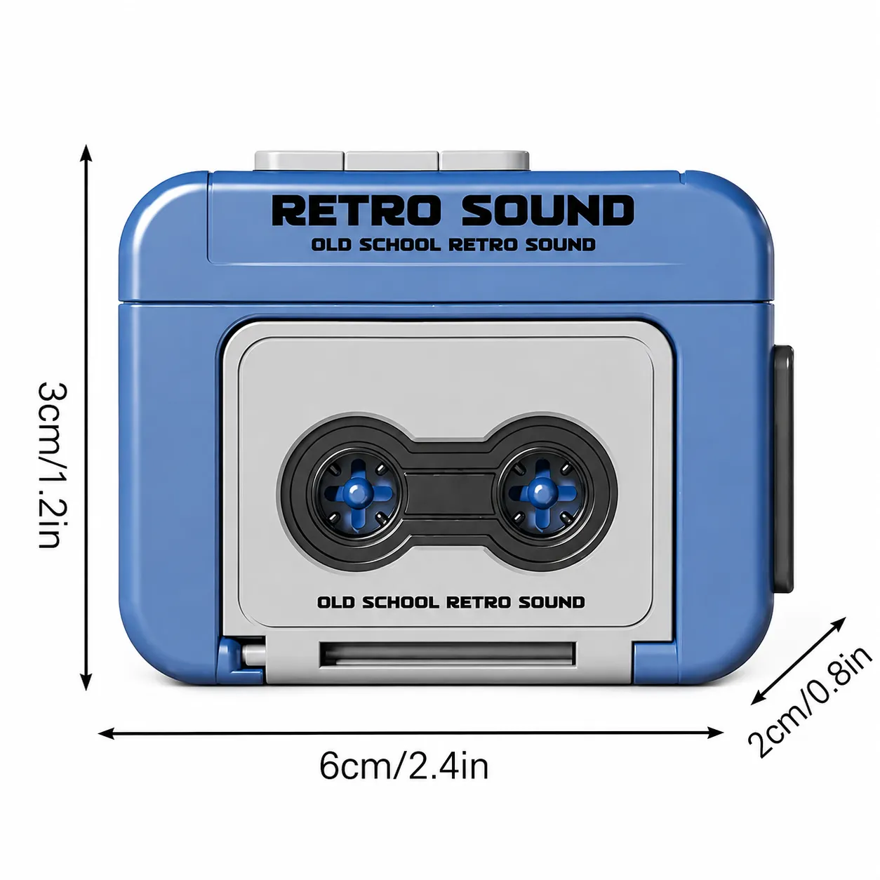 Mini Retro Recorder Keychain Music Box Couple Gift