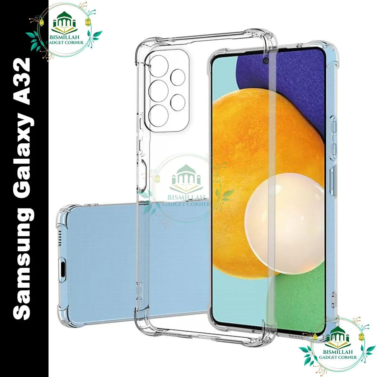 Transparent back cover For samsung galaxy a32 Luxury transparent Protect Back Cover Soft Case