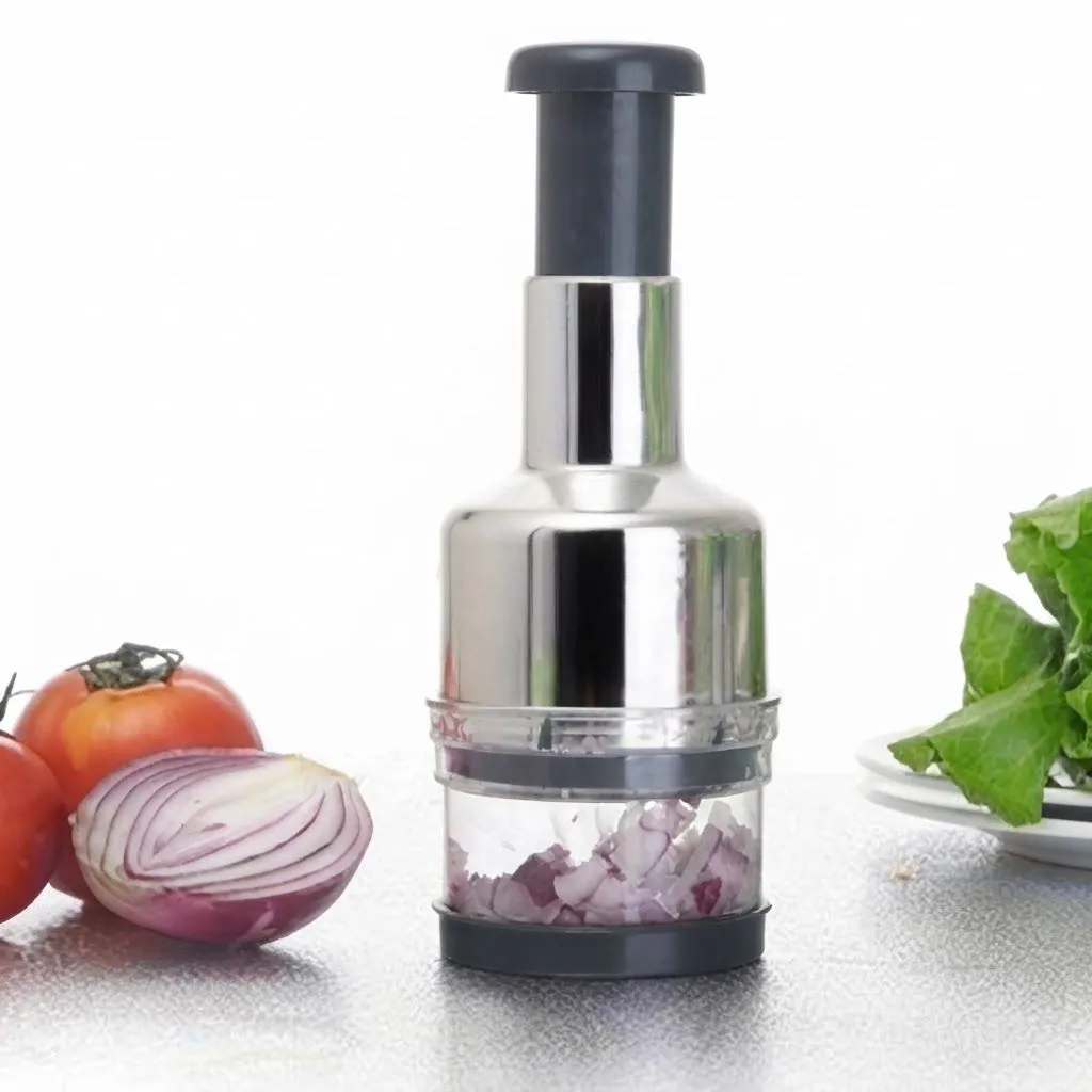 Onion/Garlic Vegetable Slicer - Silver
