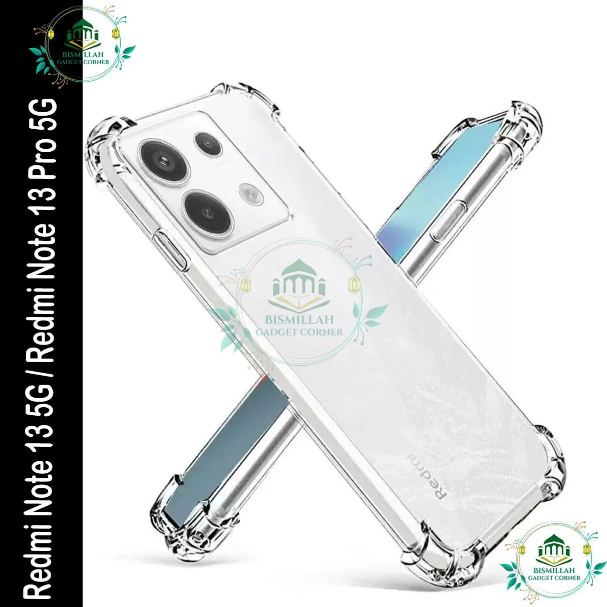 Transparent back cover For Xiaomi Redmi Note 13 Pro 5G Note 13 5G