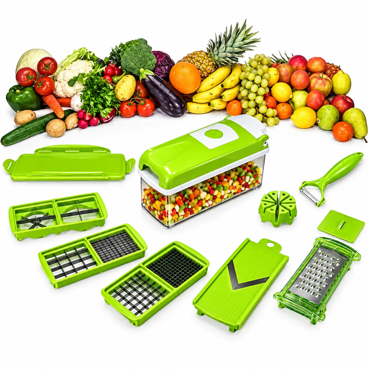 Genius Nicer Dicer Plus - Green