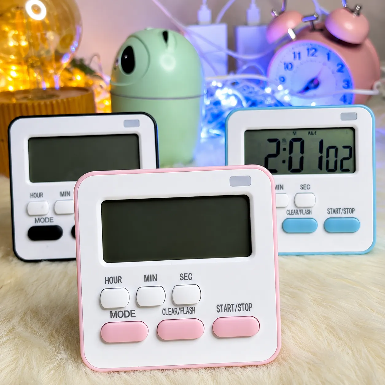 With Flashing Light Timer Cooking Kitchen Sport