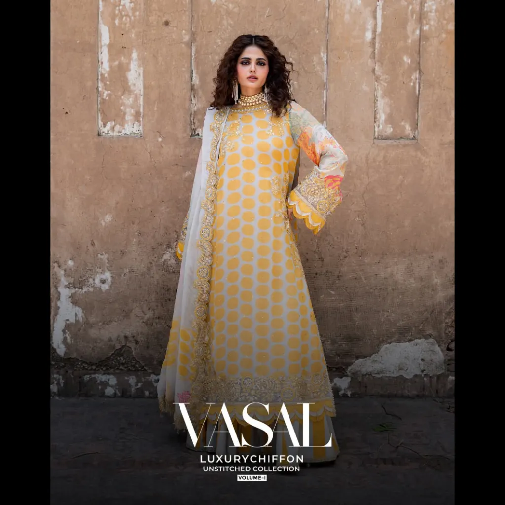 Charizma vasal luxury chiffon unstitched collection