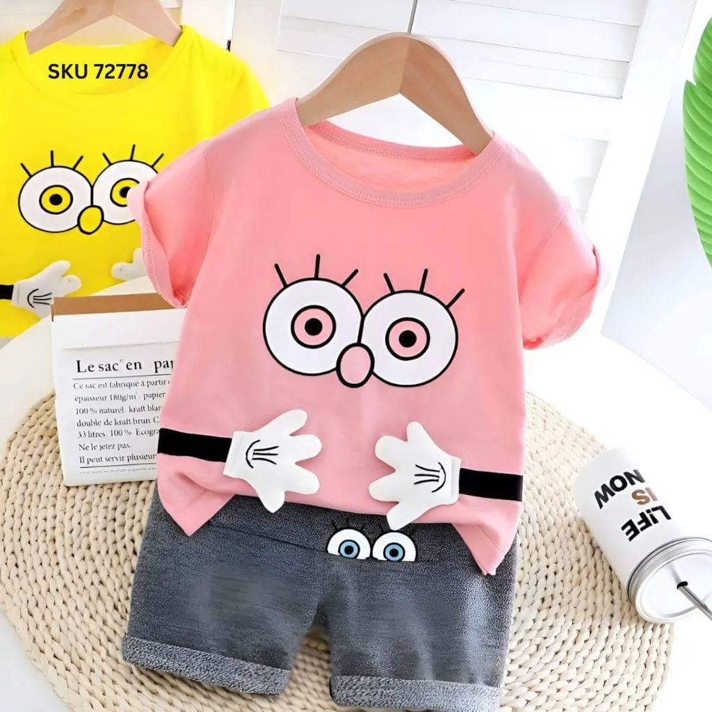 Kids Cotton t shirt & Pant Set