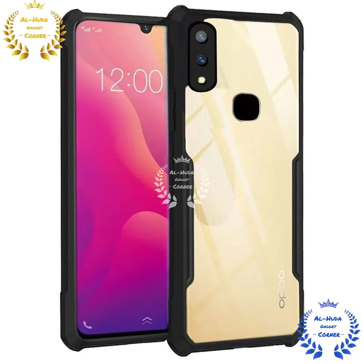 Shockproof & Transparent Crystal Clear Back Cover Case Matte Protective Lens Flexible Back Cover for Vivo v11