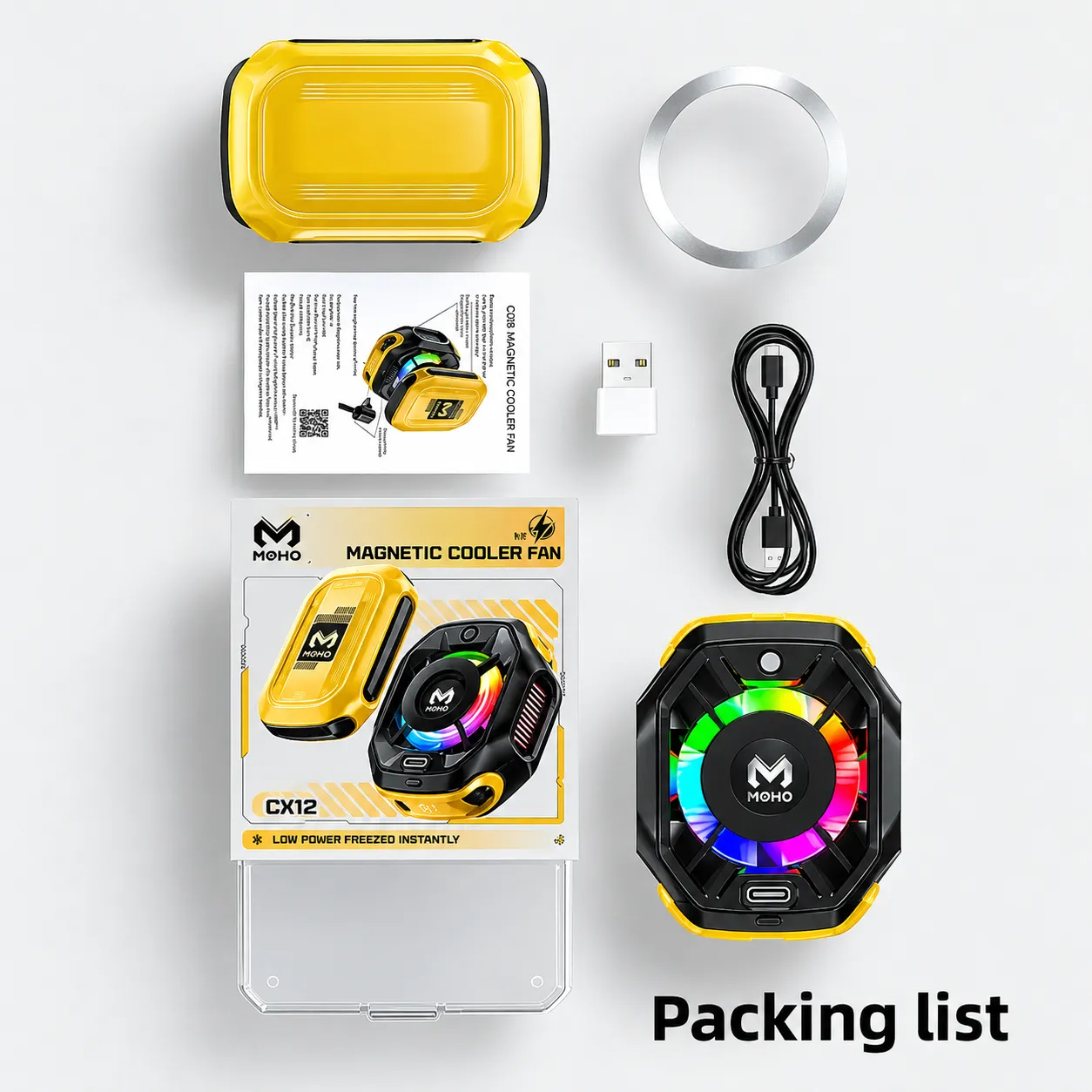 MEMO CX12 10W Magnetic Phone Cooler Fan