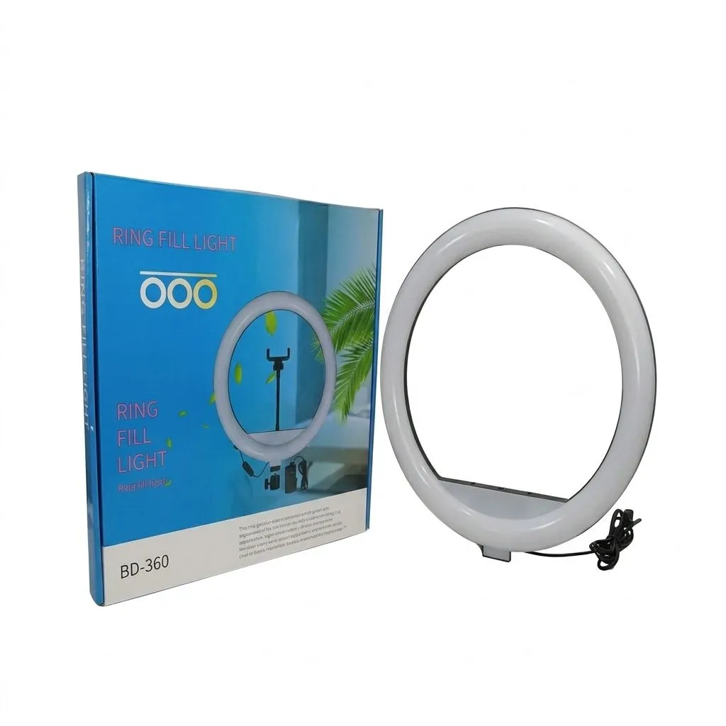 14 Inch LED Ring Fill Light with Tripod & Phone Holder – Dimmable 3 Modes for TikTok, YouTube & Makeup
