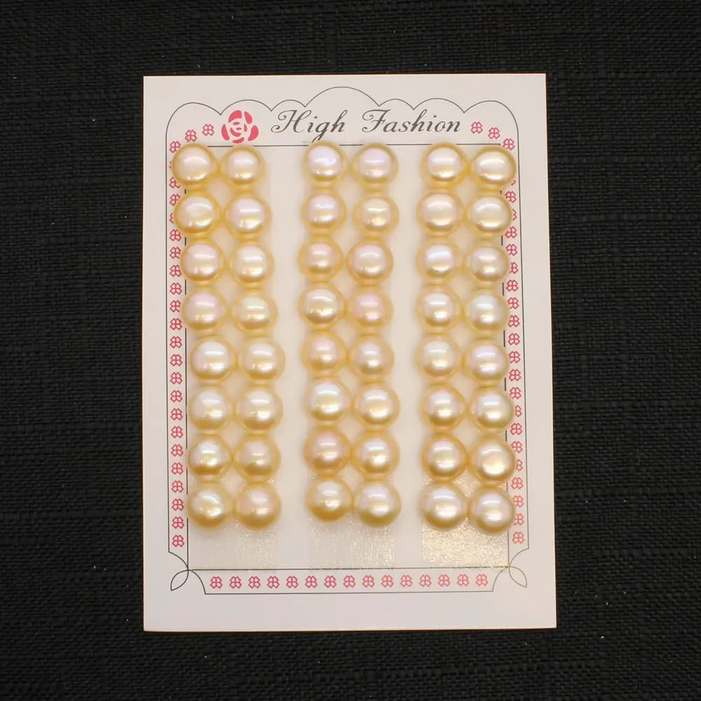 Loose Pearl 8 Mm Golden 1 PCS