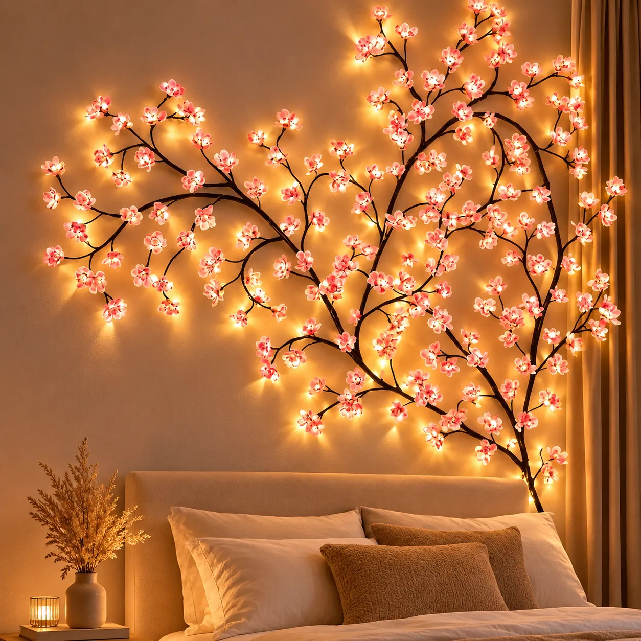 Blossom Willow Vine Twig Decor Garland Christmas Decorations Indoor Home Wall Door