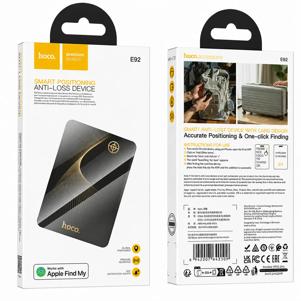 Hoco E92 Smart Anti-Lost Device