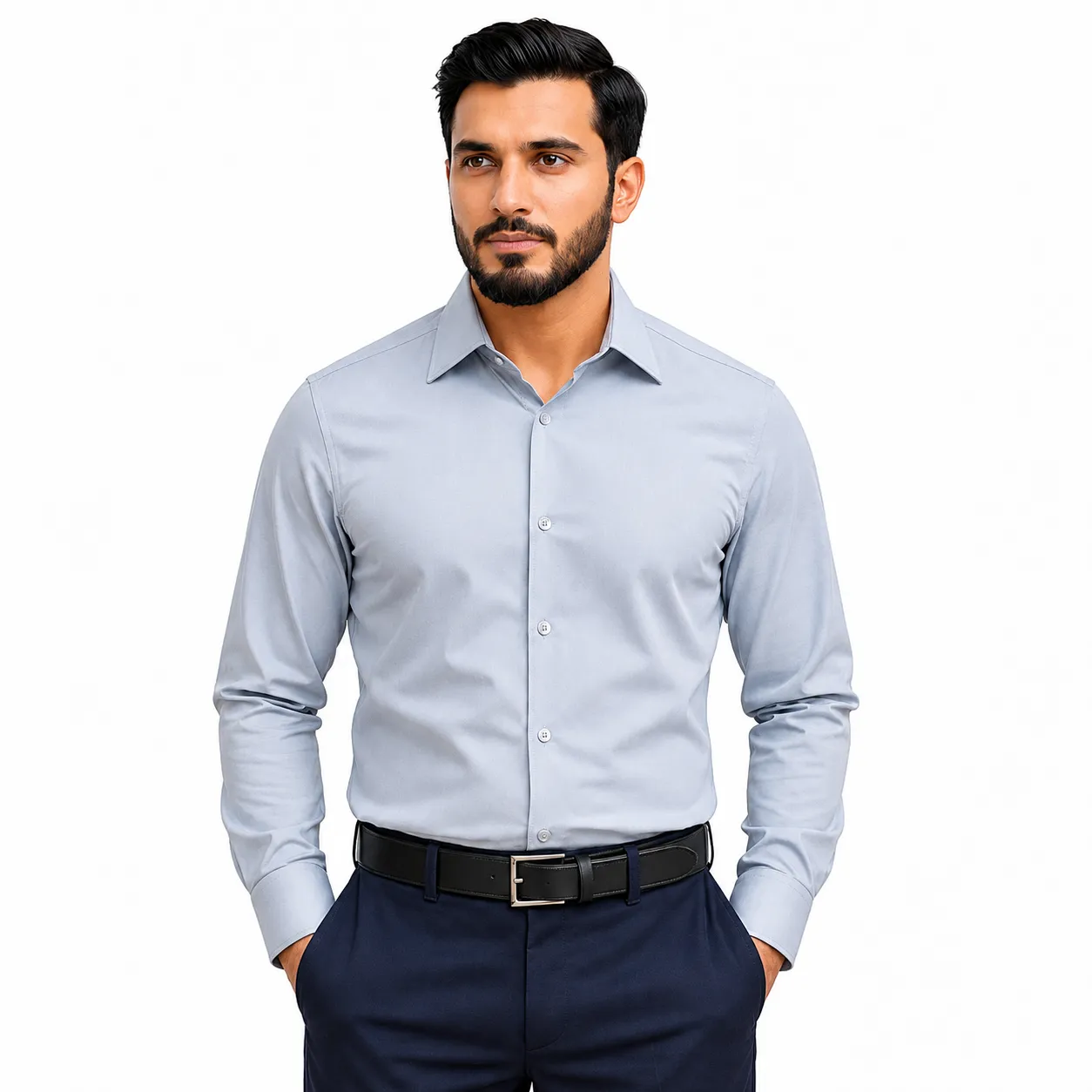 Men’s Ash China Premium Formal Shirt