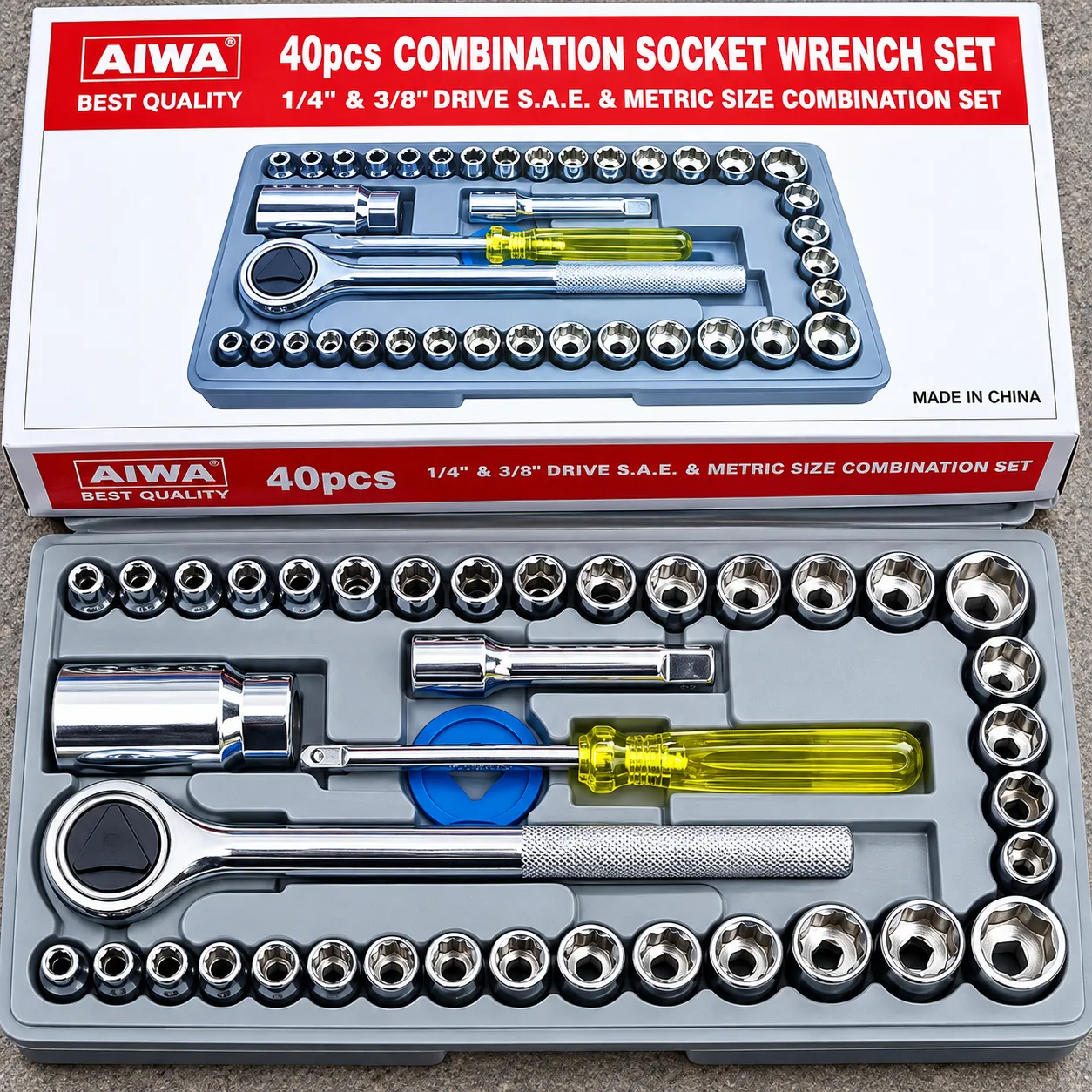40 Pcs Multipurpose Tool Box set