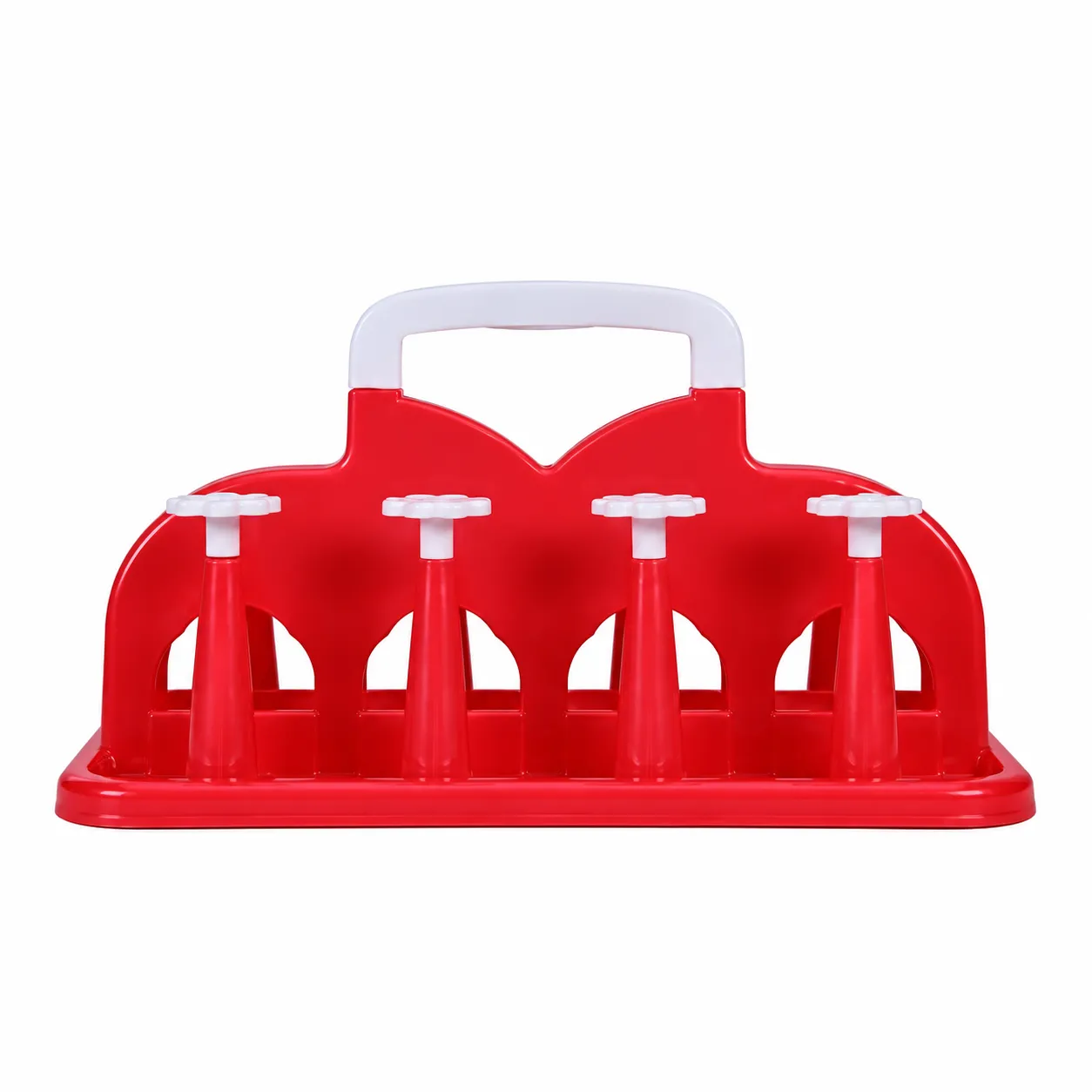 Plastic Glass Stand - Red