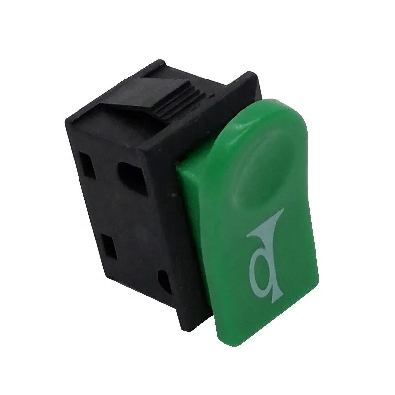 5Pcs- Universal GREEN Push Button DC 12V 10A/ 24V 5A Horn Switches