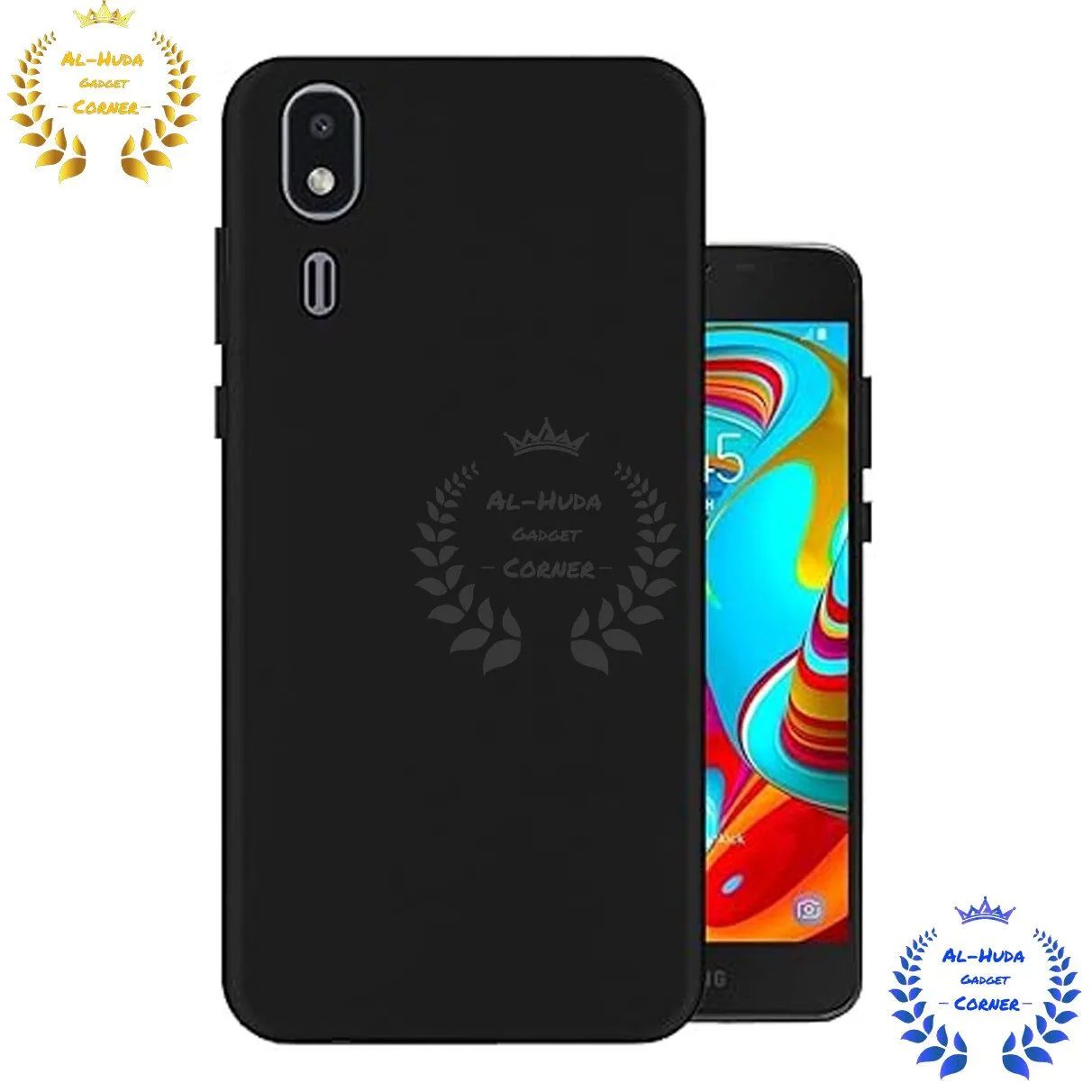 Shockproof & Transparent Crystal Clear Back Cover Case / Matte Protective Lens Flexible Back Cover for Samsung Galaxy A2 Core | Slim Silicone Cover with Soft Lining Shockproof Full Body Bumper Case	