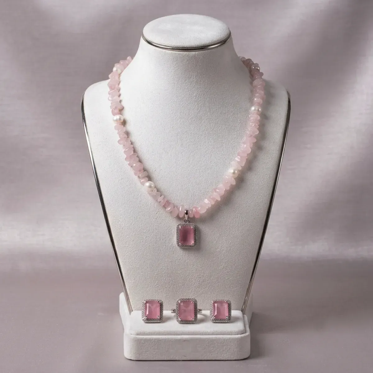 Original Stone Necklace Set