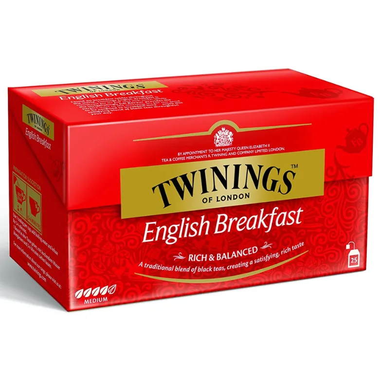 Twinings English Breakfast Black Tea 25pcs box