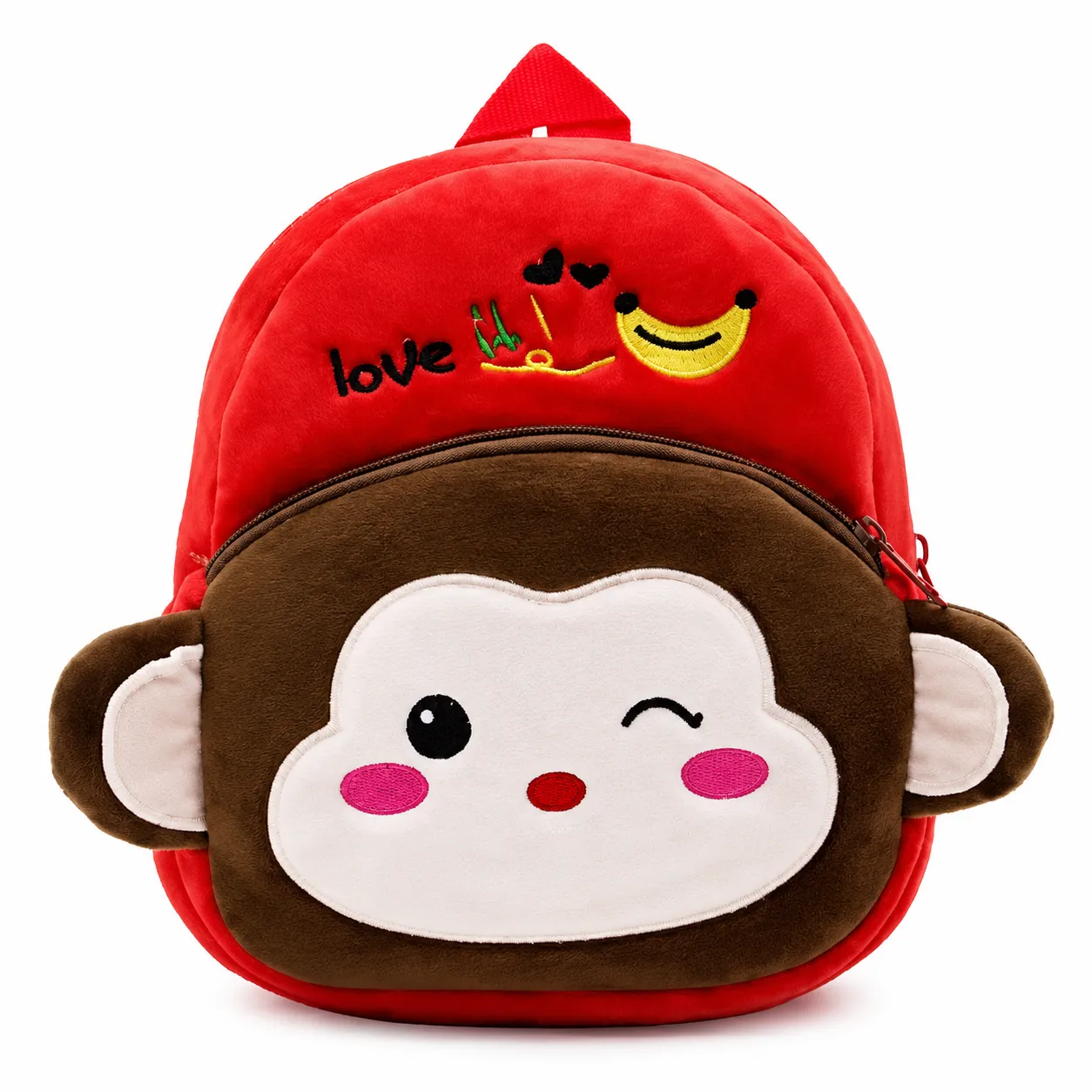 8x9 Inches Toddler Plush Backpack Cute Baby Backpacks for Boy Girl Mini Backpack Preschool Baby Schoolbag