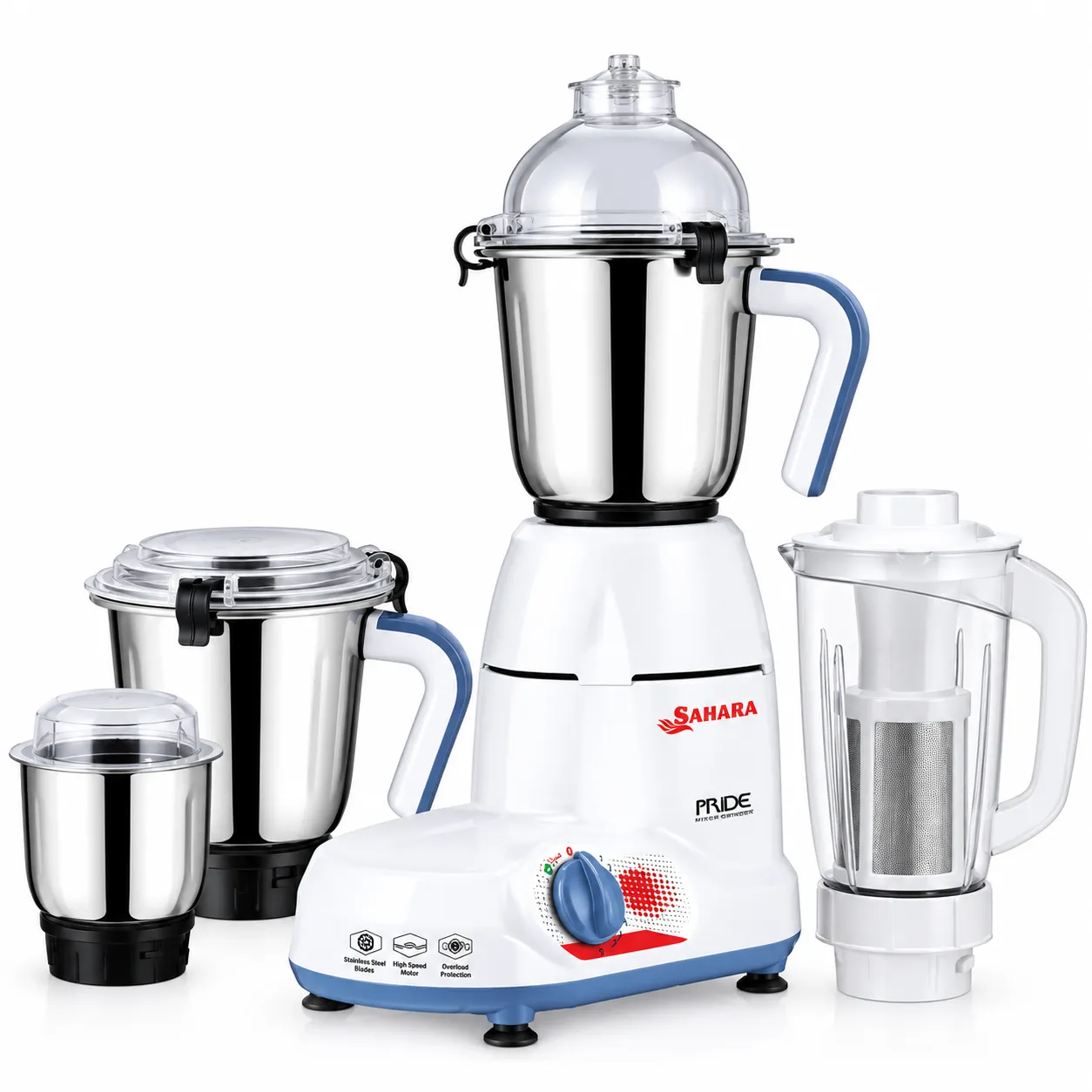 SAHARA Pride 4 In 1 Mixer Grinder & Blender - 750W