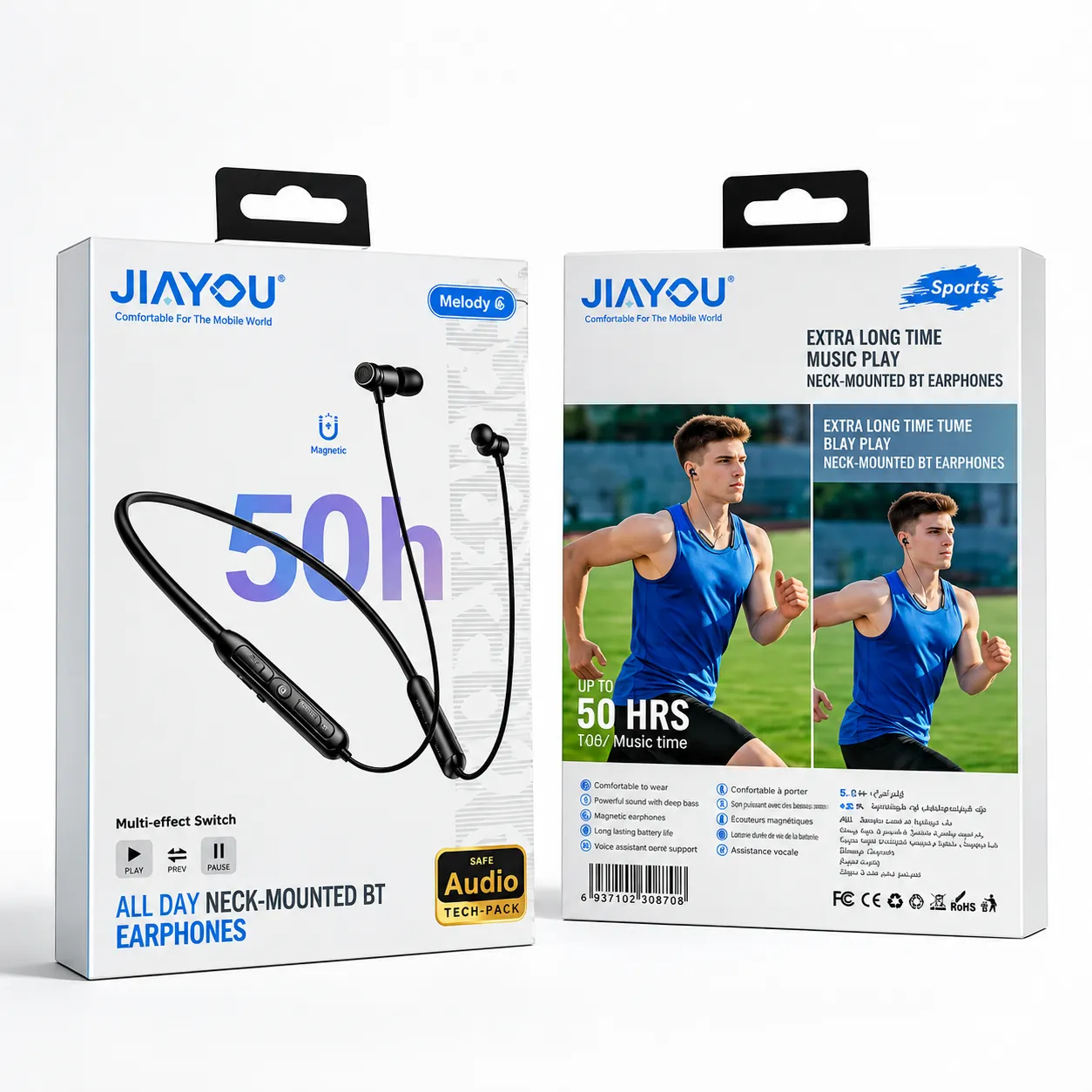 JIAYOU Melody-6 Bluetooth Neckband Earphones