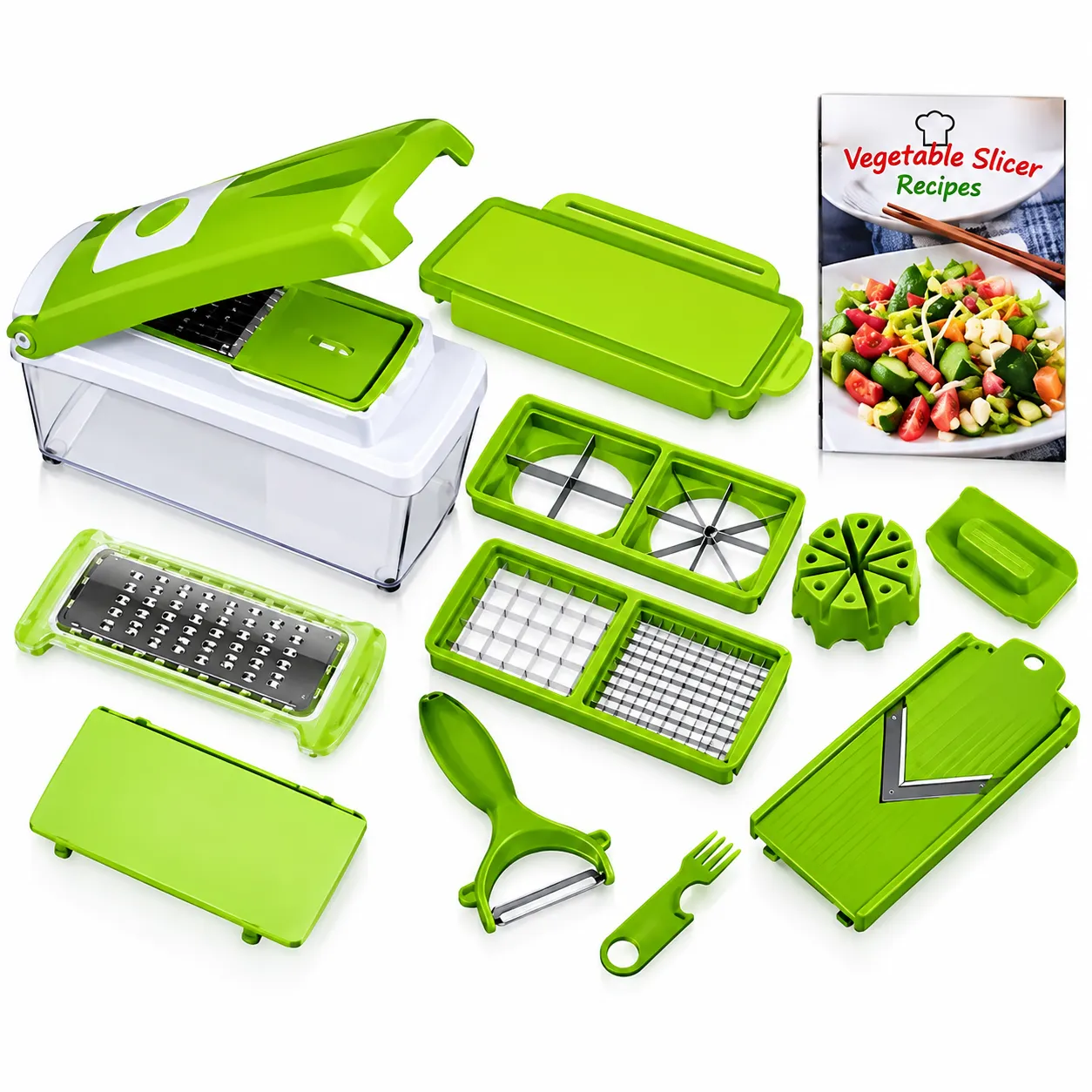 Nicer Dicer Plus Genius - Green