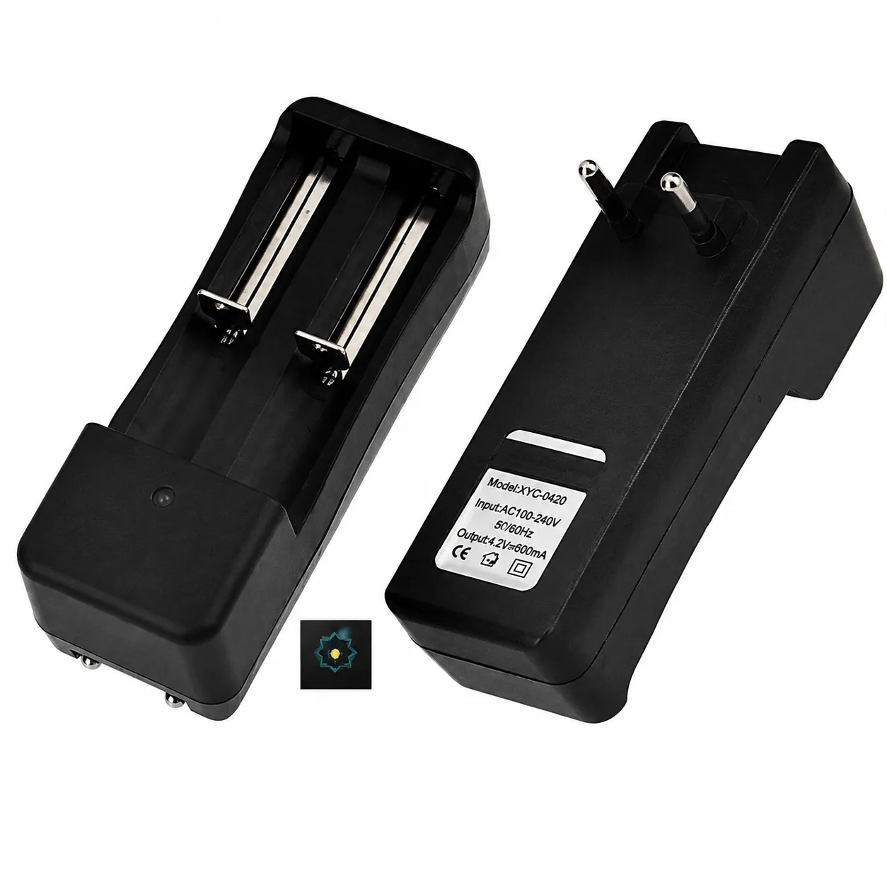 Universal double Charger For 3.7V 18650 16340 14500 Li-ion Rechargeable Battery