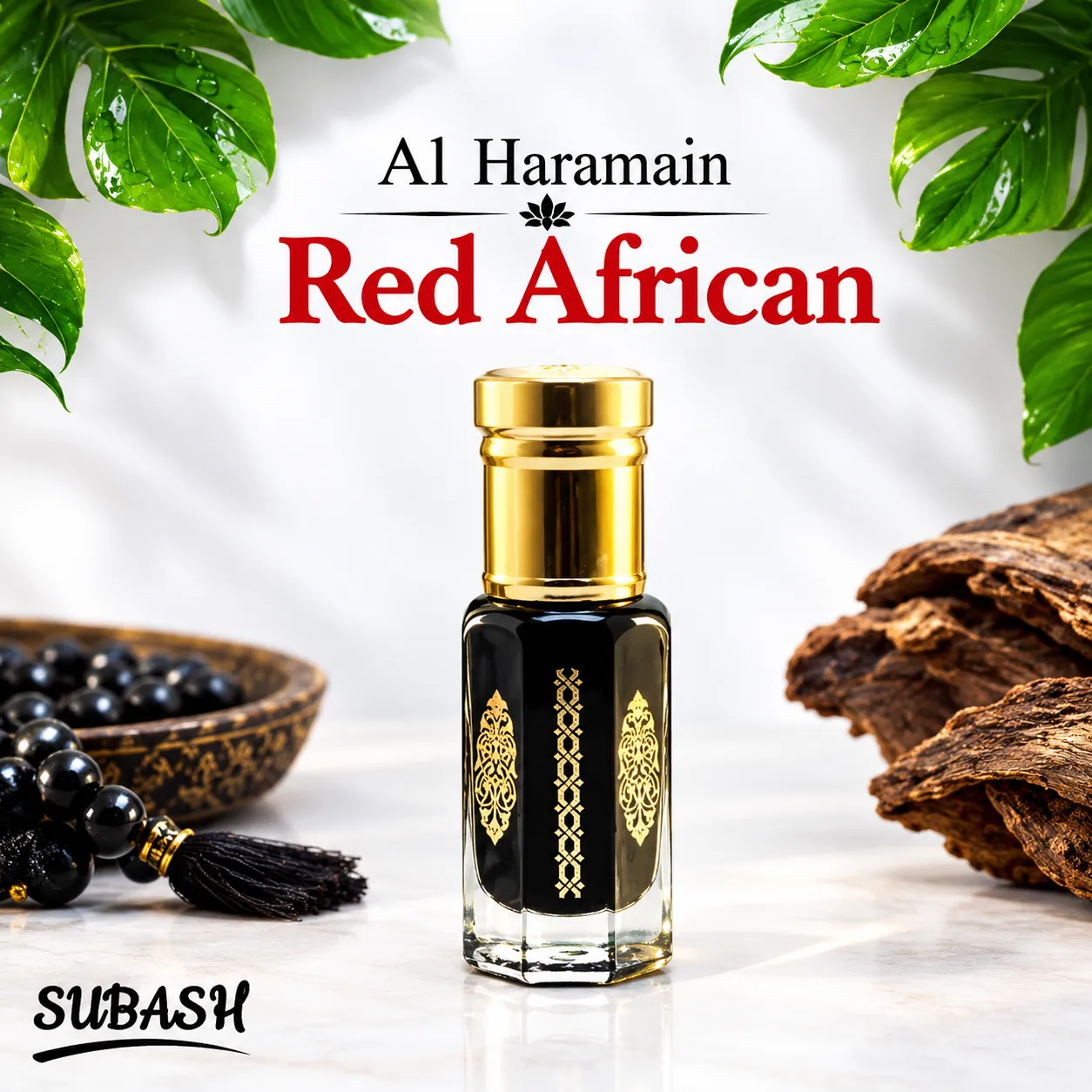 Al Haaramain - Red African - Made in K.S.A Al Haaramain Exclusive Premium Attar For Men & Women  6ML