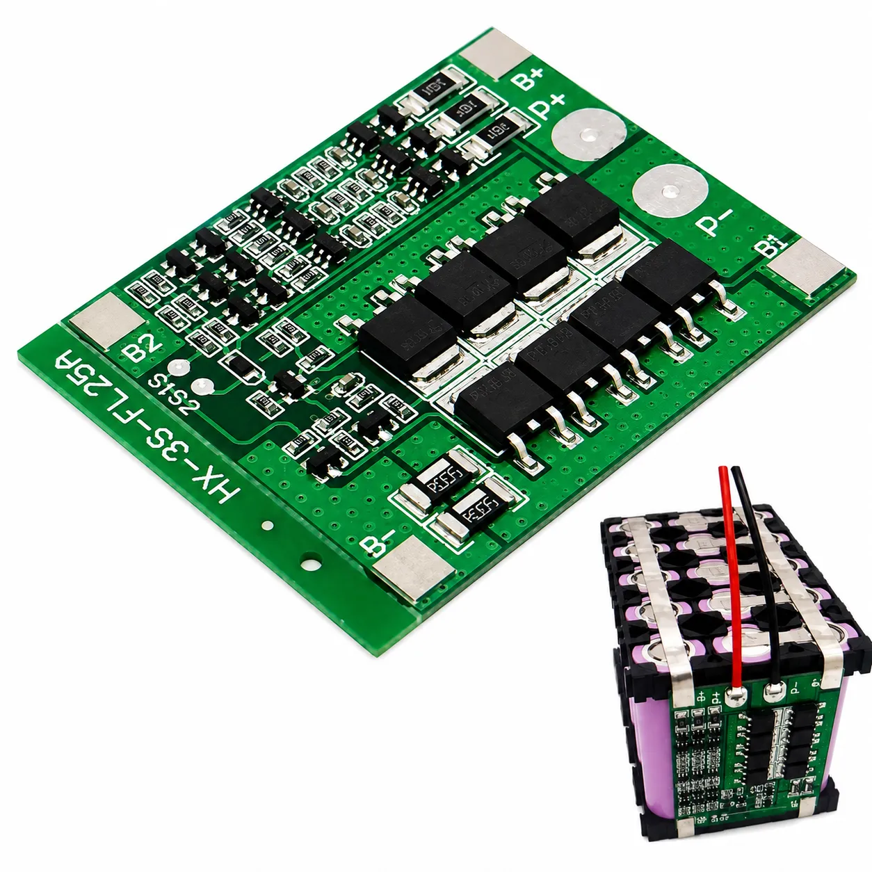 3S 25A 12V Li-ion 18650 Lithium Protection Board BMS PCB Short Circuit
