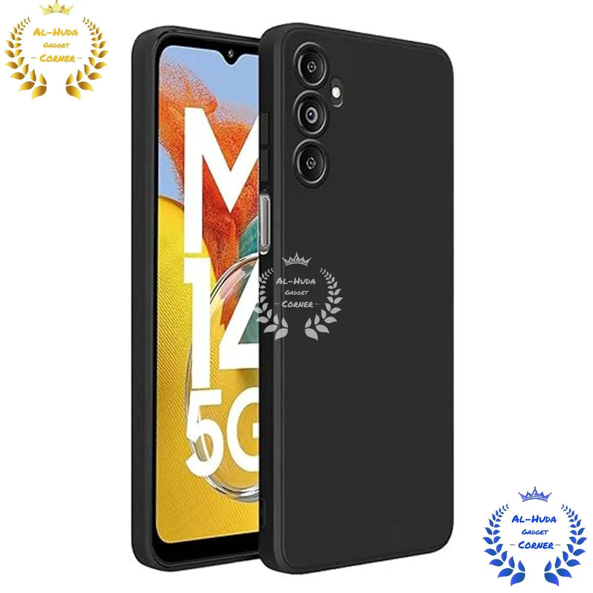 Shockproof & Transparent Crystal Clear Back Cover Case / Matte Protective Lens Flexible Back Cover for Samsung Galaxy M14 5G | Slim Silicone Cover with Soft Lining Shockproof Full Body Bumper Case