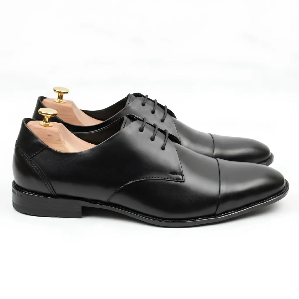 Original Leather Oxford Shoes - Black